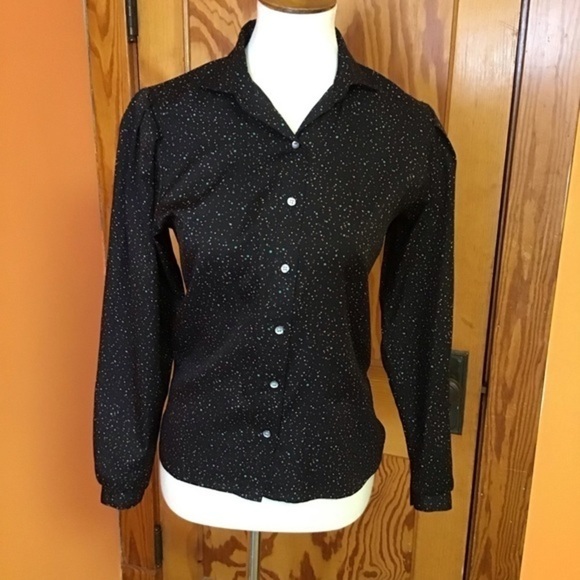 3 for 20 $ bundle Vintage polka dot blouse - Picture 4 of 9